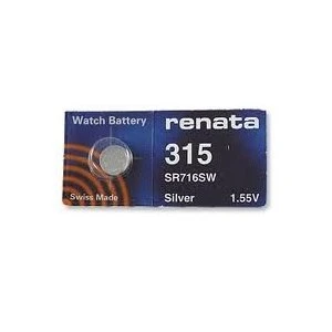 5 x SR67 / SR716 / 315 Renata Silver Oxide Battery