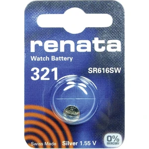 1 x SR65 / SR616SW / 321 Renata Silver Oxide Battery