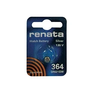 1 x SR60  / SR621  / 364 Renata Silver Oxide Battery