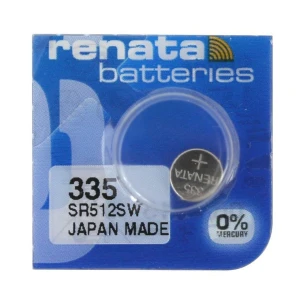 1 x SR512 / SR512SW / 335 Renata Silver Oxide Battery