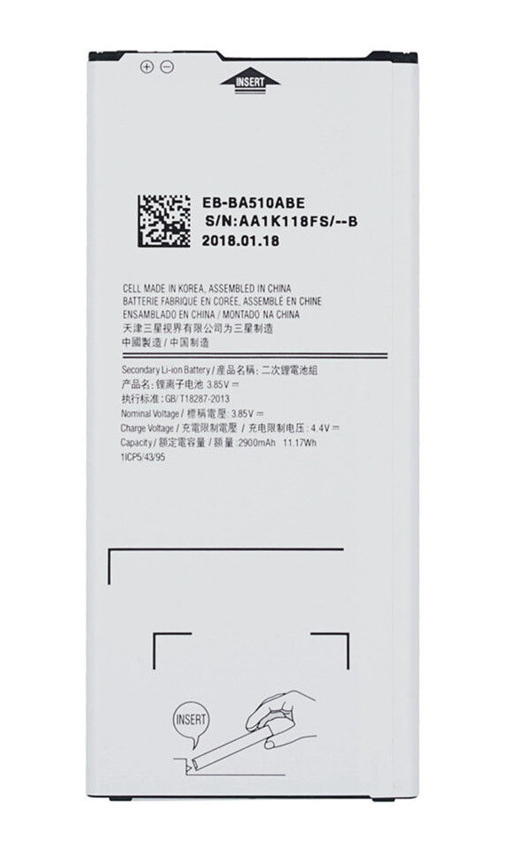 Samsung Galaxy A5 (2016) SM-A510 Replacement Battery