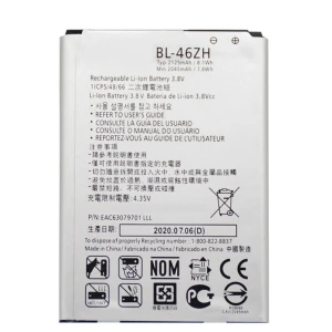 LG K8 2016 BL-46ZH Replacement Battery