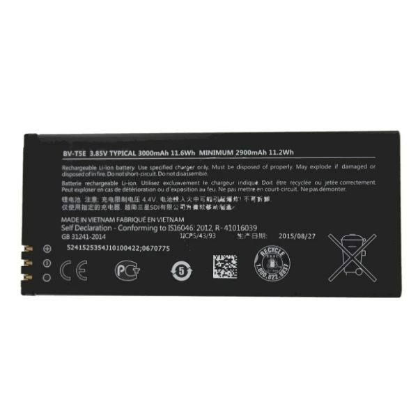 Nokia Lumia 950 Replacement Battery BV-T5E