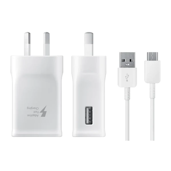 Genuine Samsung AC Fast Charger Wall Charger with Micro USB Cable - Image 2