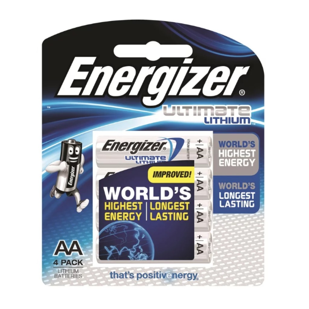 Energizer Lithium AA Batteries 4 Pack Ausbatteries