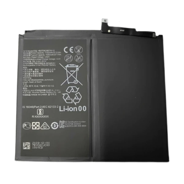 Huawei MatePad Pro 5G HB27D8C8ECW Replacement Battery