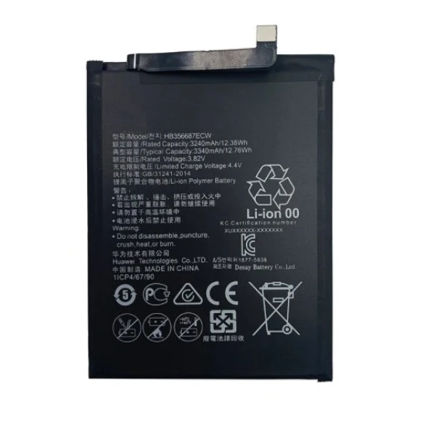 Huawei Nova 3i HB356687ECW Replacement Battery