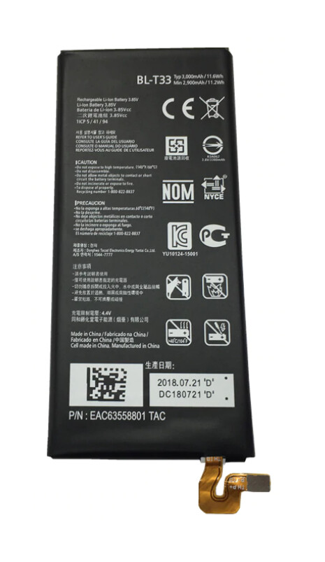 LG Q6 BL-T33 Replacement Battery