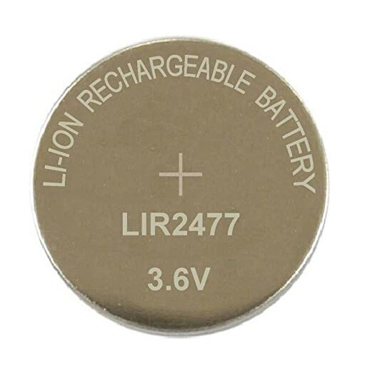 1 x LIR2477 Rechargeable Li-Ion Battery
