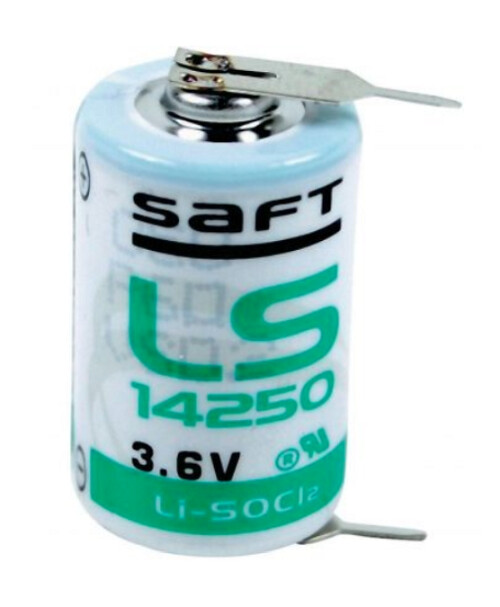 1 x LS14250 SAFT Lithium Battery With Tabs