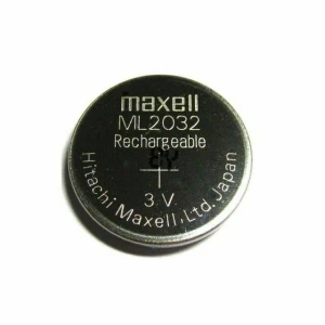 1 x ML2032 Maxell 3V Rechargeable Li-Ion Battery
