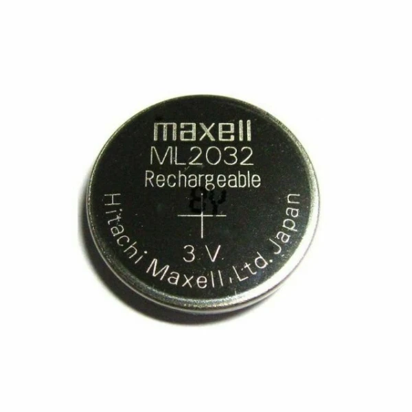 1 x ML2032 Maxell 3V Rechargeable Li-Ion Battery