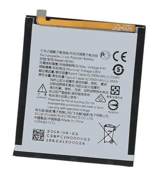 Nokia 6.1 Plus (X6) Replacement Battery HE342