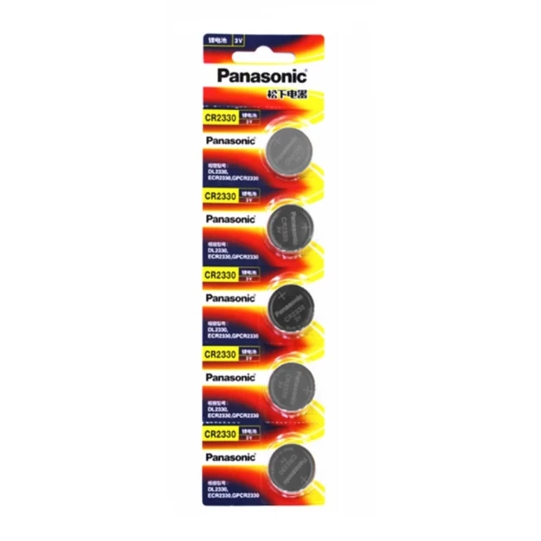 5 x Panasonic CR2330 Lithium Battery