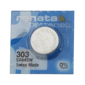 1 x SR44SW / 303 / SR1154 Renata Silver Oxide Battery