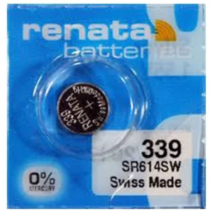 1 x SR614 / SR614SW / 339 Renata Silver Oxide Battery