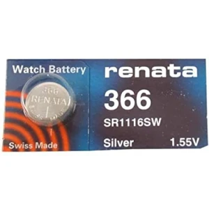 1 x SR1116 / SR1116SW / 366 Renata Silver Oxide Battery