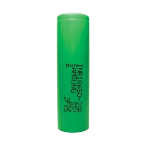 Samsung 25R 18650 2500mAh 20A Li-Ion Battery (Flat Top)