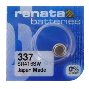 1 x SR416  / 337 Renata Silver Oxide Battery