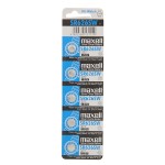 5 x Maxell SR66 / SR626SW / 377 Silver Oxide Batteries