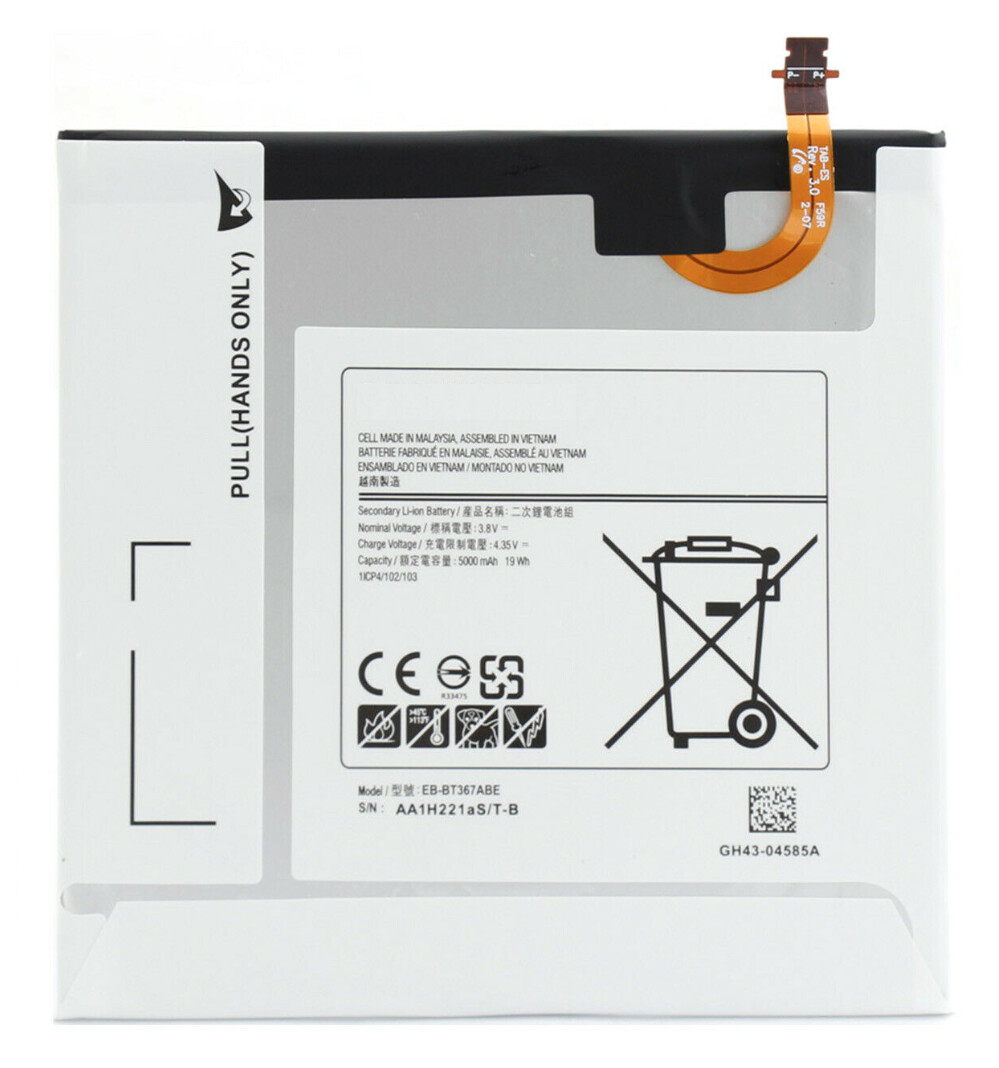 Samsung Galaxy Tab A2 S 8.0 SM-T380 Replacement Battery