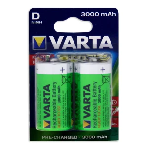 Varta D NiMH Rechargeable Batteries 2 Pack